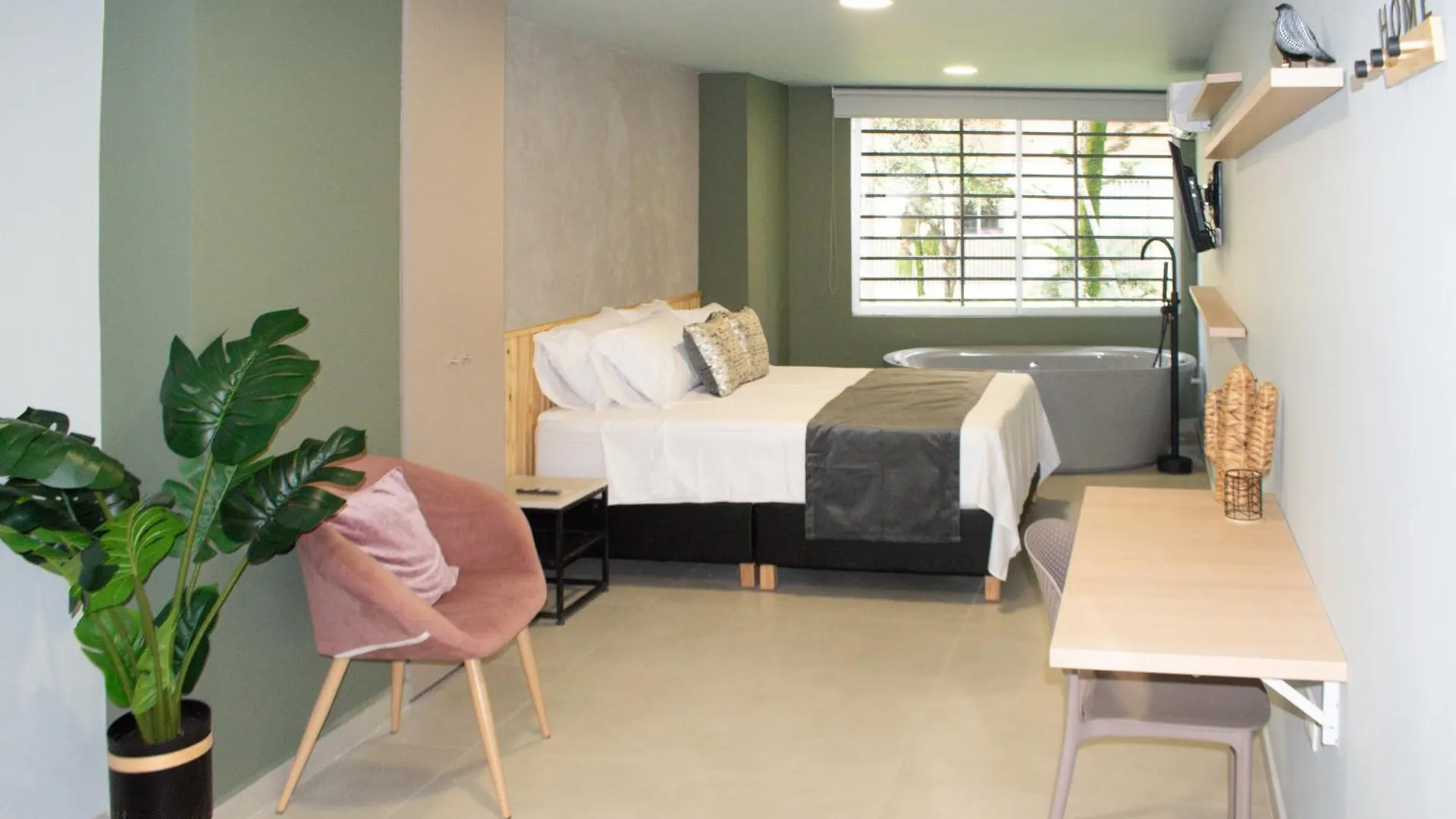 公寓 Elegante Loft En Medellin Con Banera Y Aire 1-01公寓 哥伦比亚